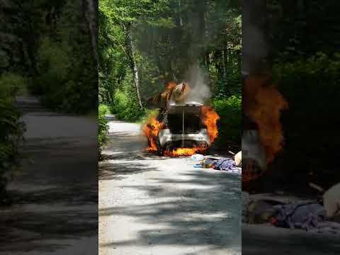 Gas tank explosion with Rubenski at mt Baker