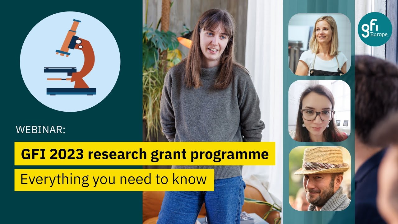 Webinar: Everything European applicants need to know about the GFI 2023 research grant programme