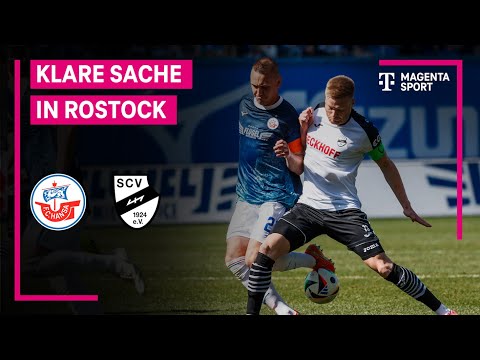 FC Hansa Rostock - SC Verl, Highlights mit Live-Kommentar | 3. Liga | MAGENTA SPORT