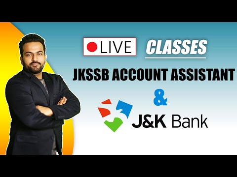 How to study from home jkssb accounts assistant &amp; JK bank full syllabus | jk bank coaching in jammu