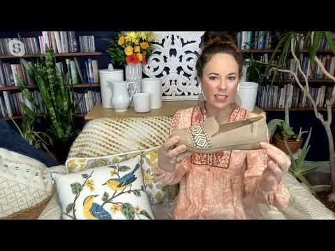 Earth Origins Embroidered Nubuck Slip-Ons - Bailey on QVC