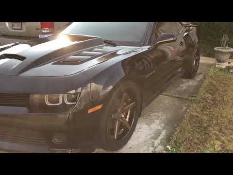 2015 Chevrolet Camaro 20x10.5 all around 275-40-20 front and 315-35-20 tires lowered 1.5
