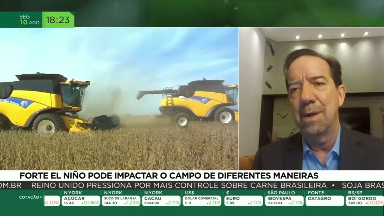 Forte El Niño pode impactar o campo de diferentes maneiras