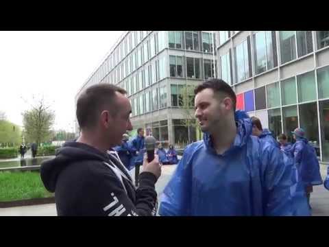 ESCKAZ in London: Molly and fans at UK postcard shooting