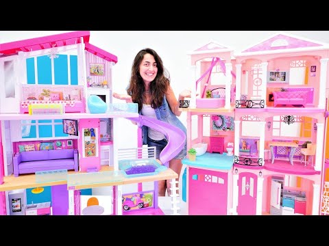 Barbie Dream House evinde otel yaptık! Sevcan'ın oteli ile seçkin bölümler! Kız videoları