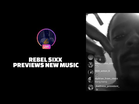 Squash artist "REBEL SIXX" previews unreleased music to his fans 👌