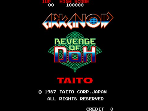 Arkanoid Revenge Of Doh Review for the Arcade by John Gage