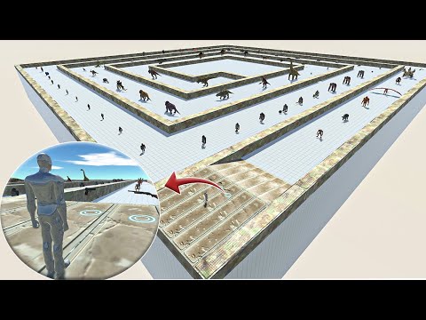 DeathRun FPS with pistol, machine gun, shotgun and grenade launcher - Animal Revolt Battle Simulator