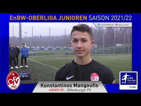 EnBW-Oberliga - Offenburger FV - B-Junioren 21/22 Konstantinos Mangoufis
