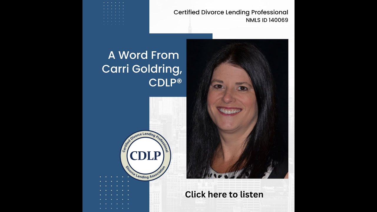 A Word From Carri Goldring, CDLP®
