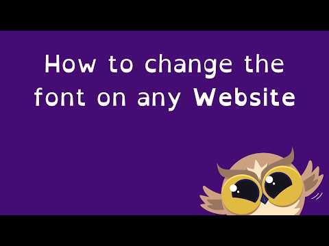 How to Change the Font on Any Website