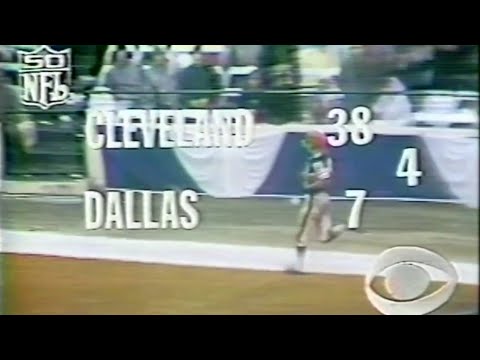 1969 Dallas Cowboys vs Cleveland Browns Divisional Playoffs (Broadcast+Pat Summerall Commentary)