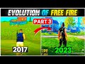 FREE FIRE STORY 2017 TO 2023| EVOLUTION OF FREE FIRE |SUCCESS STORY OF FREE FIRE |GARENA FREE FIRE