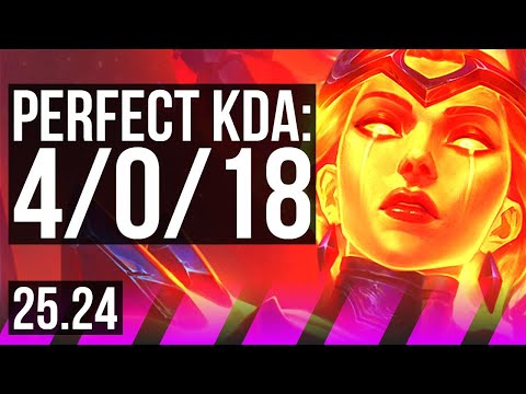 KARMA & Jhin vs VEL'KOZ & Ashe (SUP) | Perfect KDA: 4/0/18 | EUW Challenger | 25.24