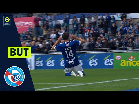 But Sanjin PRCIC (24' - RCSA) RC STRASBOURG ALSACE - STADE BRESTOIS 29 (3-1) 21/22