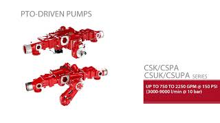 Waterous Line of PTO-Driven Fire Pumps