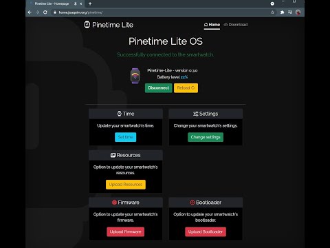 PineTime opensource smartwatch - High-Speed Bluetooth upload