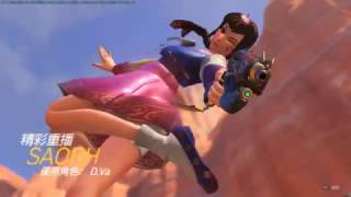 Overwatch 2017 01 27 D.VA:跟札莉亞的大意外剛好配合