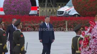Xi Jinping leads state ceremony honoring national heroes at Tiananmen Square