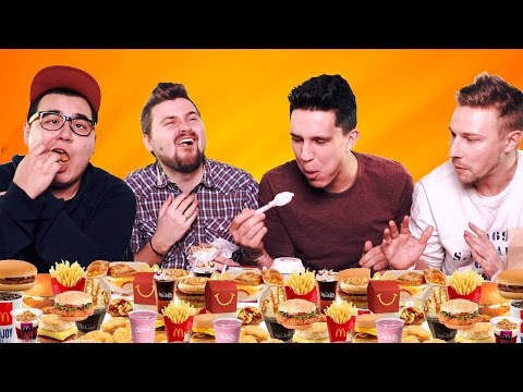 ВСЕ МЕНЮ McDONALDS ЗА 10 МИНУТ / ЧЕЛЛЕНДЖ
