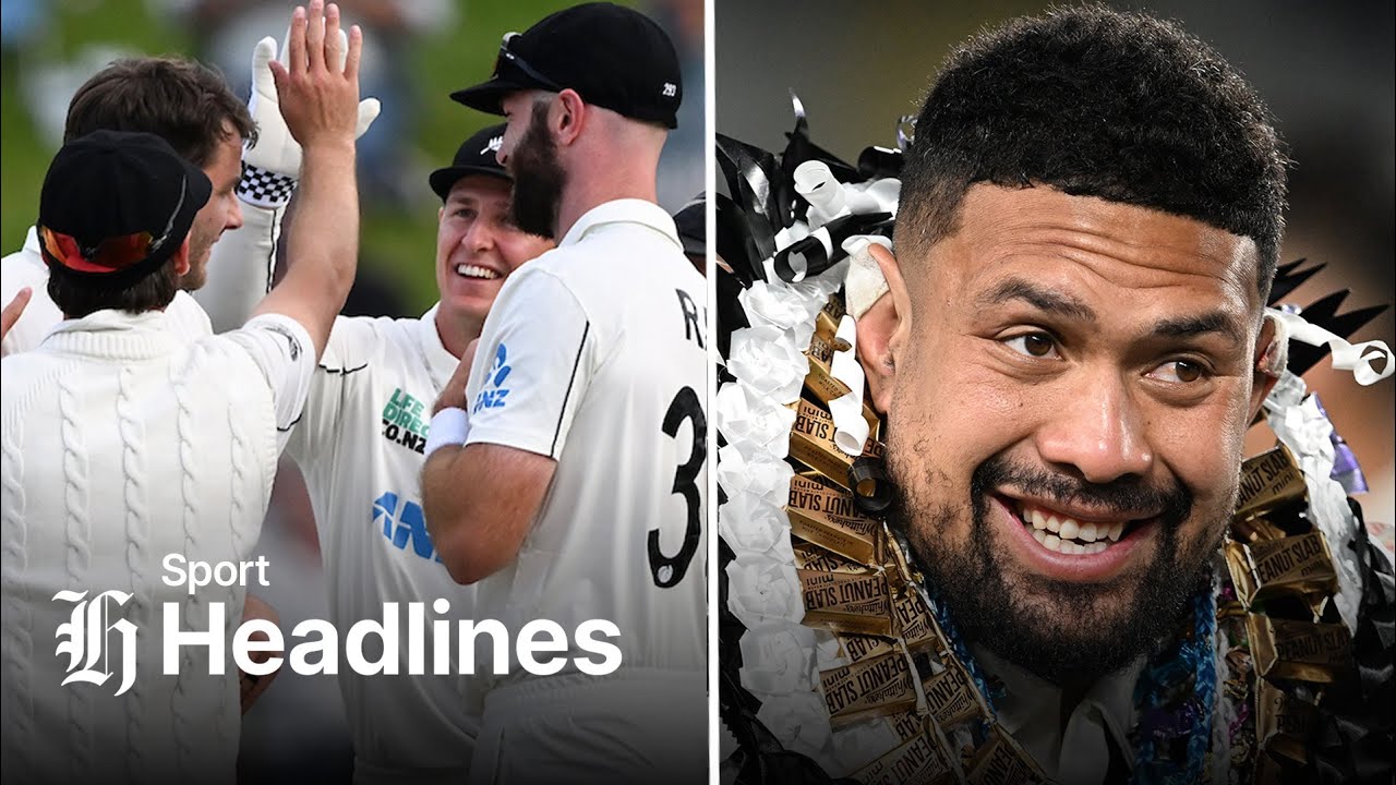 Sport Headlines | Black Caps hold advantage heading into third day of second test