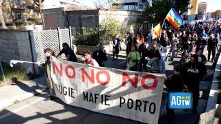 Fiumicino, 400 in corteo contro il porto crocieristico
