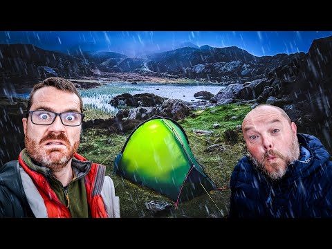 Wild Camping in The Lake District With Paul Messner - TERRIBLE WEATHER