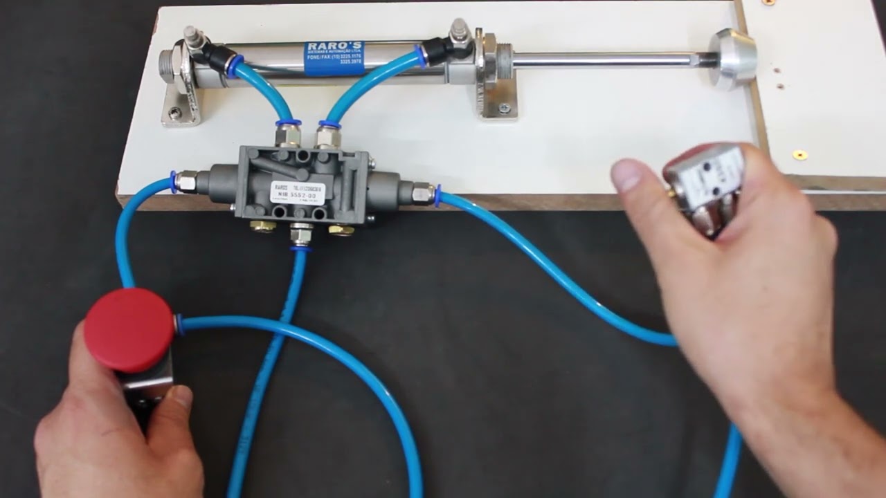 Circuito com fim de curso