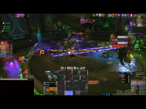 Catastrophe vs Demonic inquisition Mythic - Resto Druid Pov (With Ts)