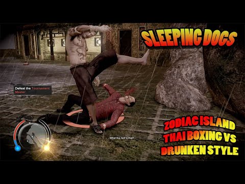 Sleeping Dogs   Zodiac Island   Thai Boxing Vs Drunken Style