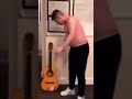 Guy gets hit with guitar #shorts #memes