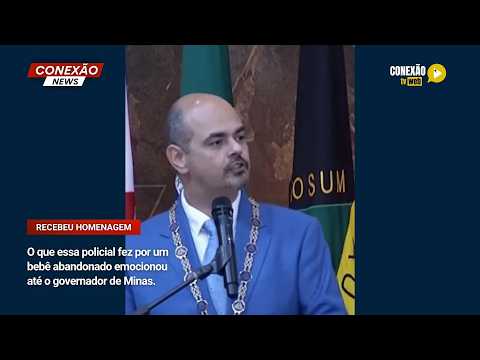 Vídeo: O que essa policial fez por um bebê abandonado emocionou até o governador de Minas.