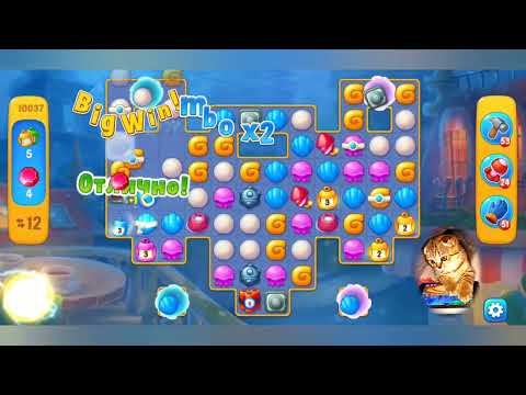 Fishdom 2022, no Boosters,  10037  level  -  прохождение без бустеров,  10037  уровень.