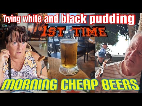 DESAYUNO IRLANDÉS / MORCILLA BLANCA Y NEGRA / PUERTO DEL CARMAN LANZAROTE