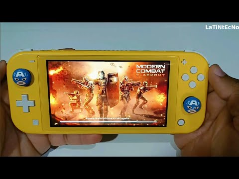 ASI SE VE MODERN COMBAT BLACKOUT EN NINTENDO SWITCH LITE