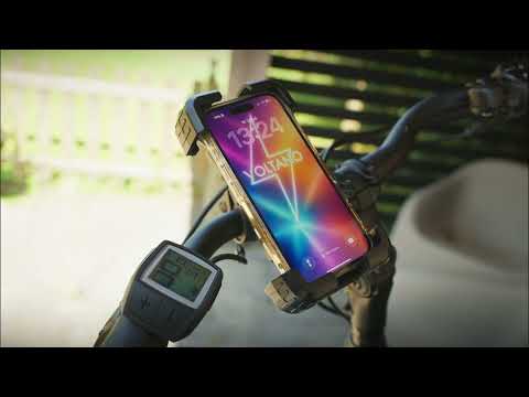 Voltano Strong Telefoonhouder Fiets - Zwart - Universeel