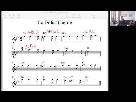 composing your own variation on the La Folia Theme