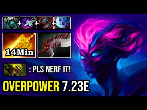 REASON Why Spectre is still OP in 7.23E Crazy Haunt 14Min Radiance 100% Deleted Top 1 MMR Razor DotA