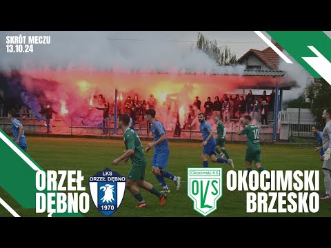 Orzeł Dębno 1-2 Okocimski Brzesko SKRÓT 13.10.24