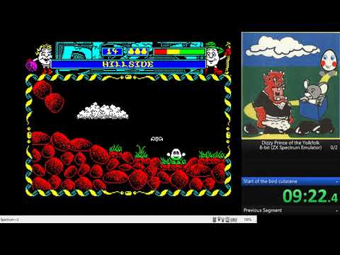 Dizzy 6: Prince of the Yolkfolk - speedrun (any% ZX Spectrum) in 13:54 by TwoSpacesSG