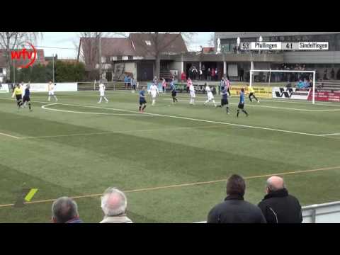 VfL Pfullingen - VfL Sindelfingen, 4:1 durch Dominik Früh