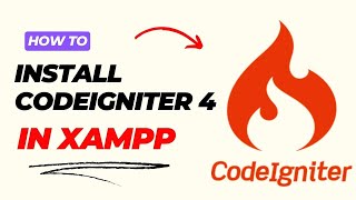 Download the video "How to Install CodeIgniter 4 in XAMPP - Step by Step Tutorial!"