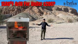 Big Horn Grill 1500º Of Power For UNDER $200! | Pizza, Steak & Veggies!
