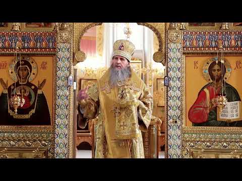 Митрополит Даниил совершил Литургию в главном храме Кургана