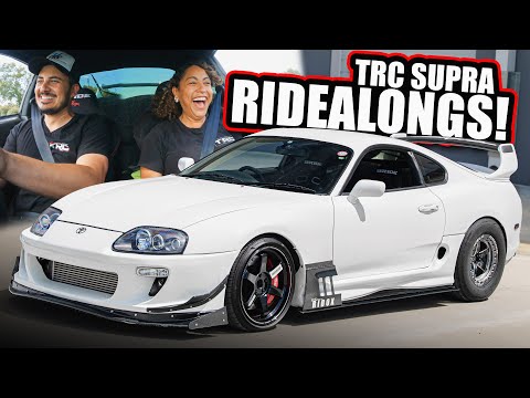 1200HP TRC Supra 3.2L Dart 2JZ SCREAMS 9000RPM! (AMAZING RIDE-ALONGS)