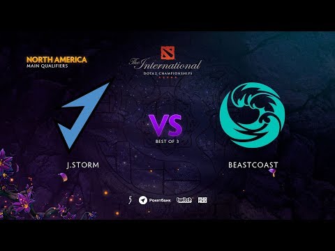J.Storm vs beastcoast, TI9 Qualifiers NA, bo3, game1 [Mortalles & Maelstorm]