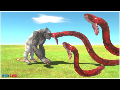 Animal Revolt Battle Simulator - Titanoboa vs Goro Giant