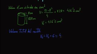 Determinació cilindrada i relació de compressió. Proves accés. tecnologia Industrial.