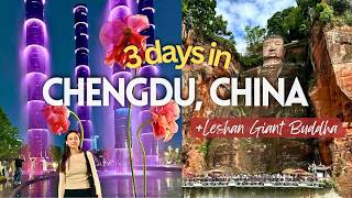 Chengdu Travel Vlog 🇨🇳 10 Things to do + the famous Leshan Giant Buddha 🤯