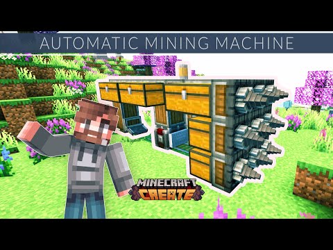 The Automatic Mining Machine - Minecraft Create Mod Tutorial
